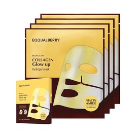 Eqqualberry Collagen Glow Up Hydrogel Mask 4-Pack