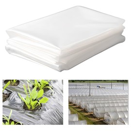 flintronic Polyethylene Film Transparent Greenhouse Film, 2 x 3 m Greenhouse Film, Extra Thick Film, Dustproof Protective Film, Tear-Resistant, for Gardening, Tomato House, Greenhouse Film (250Mu /