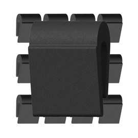 Premium Dutch Oven Lid Protector Clips Flexible Bumper for Storage Pack of 12 Made in The USA (Black)