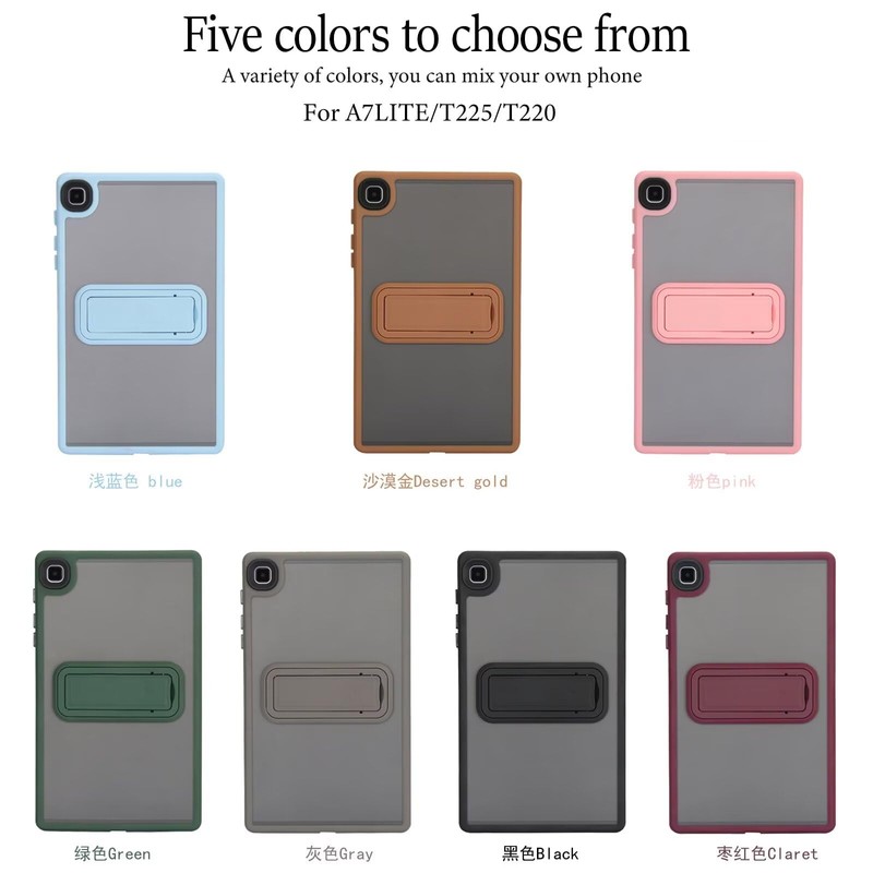 Tab A9+ 11 Inch Case with Stand Function Translucent Case