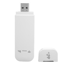 Mobile WiFi Hotspot 4G LTE 150Mbps USB Portable WiFi Router with SIM Card Slot for Outdoor Travel White