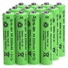Paquete de 12 pilas AA de 2000 mAh de alta