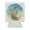 Ring-tailed Cat Can Cooler - Drink Sleeve Hugger Collapsible Insulator