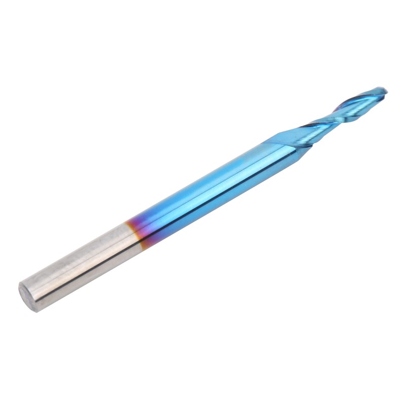 Ballnose Cutter Ball End Mill Blue Coated Spiral Router Bit