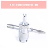 Tyre Valve Tools, 4 Way Valve Core Tool, 4-in-1 Tyre
