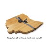 Maple Wood Cutting Board State Shaped (Ohio)