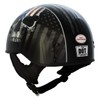 Milwaukee Leather Hot Leathers HLD1042 Gloss Black 'Warrior Bullet' Advanced