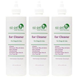 Epi-Pet Ear Cleaner for Pets, 16-Ounce (16 oz (Pack of 3))