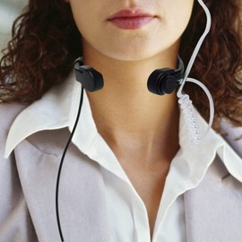 Retevis Walkie Talkie Headset with Throat Mic,Covert Acoustic Tube Retractable Throat Earpiece Compatible with Two Way Radio RT24 RT27 RT619 RT617 RT622 Baofeng UV5R for Airsoft, Riding(2 Pcs)