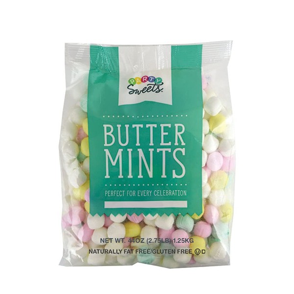 Party Sweets Assorted Pastel Buttermints, 2.75 Pound, Appx. 350 pieces