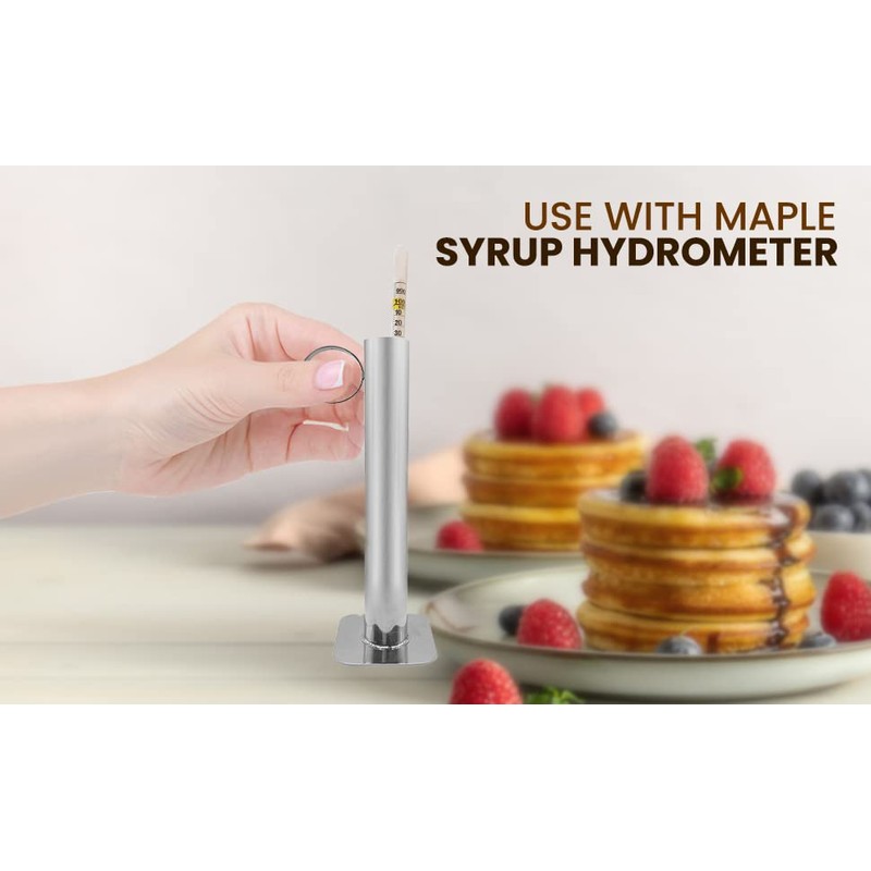 Maple Syrup Hydrometer Test Cup - 8 Inch Tree Tapping