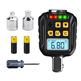 Digital Torque Meter Digital Backlight Display Wrench Torque Tester Two Working Modes Adjustable Four Units Switchable with Sound Light Alarm Function