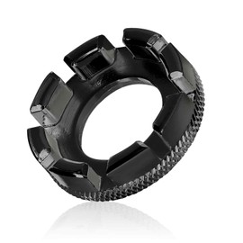 Mozeat Lens Spoke Wrench Black Bicycle Spoke Tool 8 Way Nipple Tensioner Bicycle Bicycle Wheel Wrench for Bicycle Spokes Size 10-15 Centring Repair