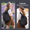 School Backpack Casual Daypack Black Bookbag…