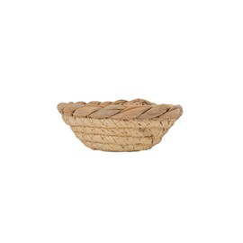 Foreside Home and Garden Woven Dish Basket Natural Corn Husk & Seagrass by Foreside Home & Garden