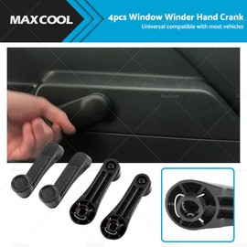 MAX COOL 4pcs Universal Auto Car Truck Window Hand Crank Winder Handle Cranks Manual Winder Handle Hand Levers