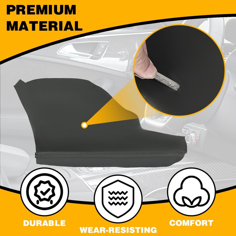 KUAFU Door Panel Armrest Cover Compatible with 2011-2017 Honda Odyssey