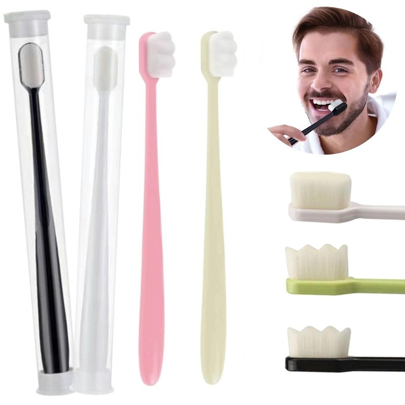 VERALY.MX - 10 Piezas Cepillo de dientes Cerdas Suave Ultrafino