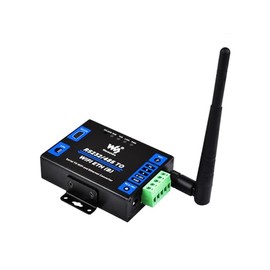 Waveshare Industrial Grade Serial Server RS232/RS485 to WiFi and Ethernet, Ethernet to WiFi Converter with Metal Case, Modbus Gateway/MQTT Gateway, Support Wail-Mount and Rail-Mount DC 6~36V