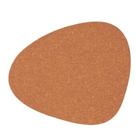 LindDNA Curve 991399 Coaster Recycled Leather in Stained Nature Colour 13 cm x 11 cm x 0.2 cm