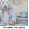 Caroline's Treasures DAC6274LCB Komondor The Chef Glass Cutting Board Decorative