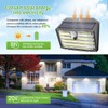 [12 Packs] Solar Motion Lights Outdoor, Ultra Bright Solar Fence