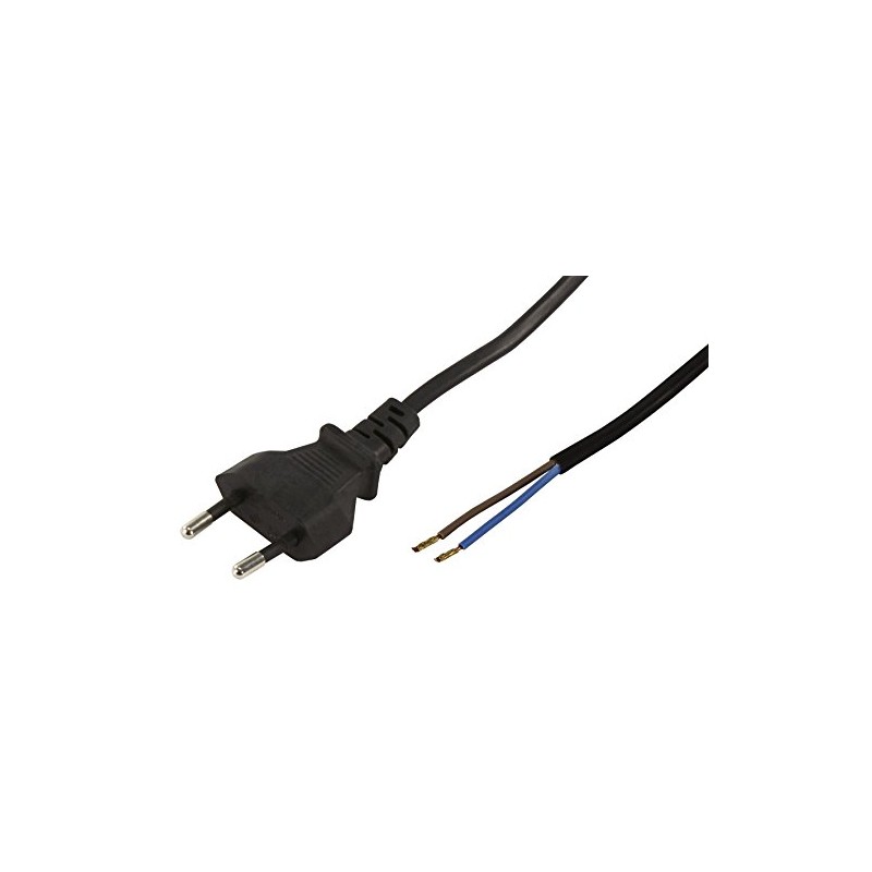 McPower with blank Ends Euro Power Cable Length 2.5 m