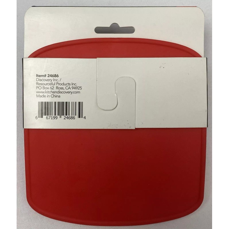 Kitchen Discovery Silicone Spoon Rest BPA Free RED