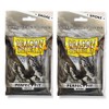 Dragon Shield 100 Standard Size Perfect Fit Smoke Sleeves (2