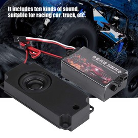 POCREATION Rc Engine Sound Simulator Rc Soundmodul Crawler Rc Car Engine Sound Module Remote Control Trolley Truck Imitating The Sound of A Sports Car Engine Throttle Linkage Sound Set Horn