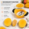Mango Slicer & Pitter for Kitchen Prep – Stainless Steel
