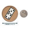 Domino Patrol Patch - 2" Diameter Round Embroidered Patch (Sew-on)