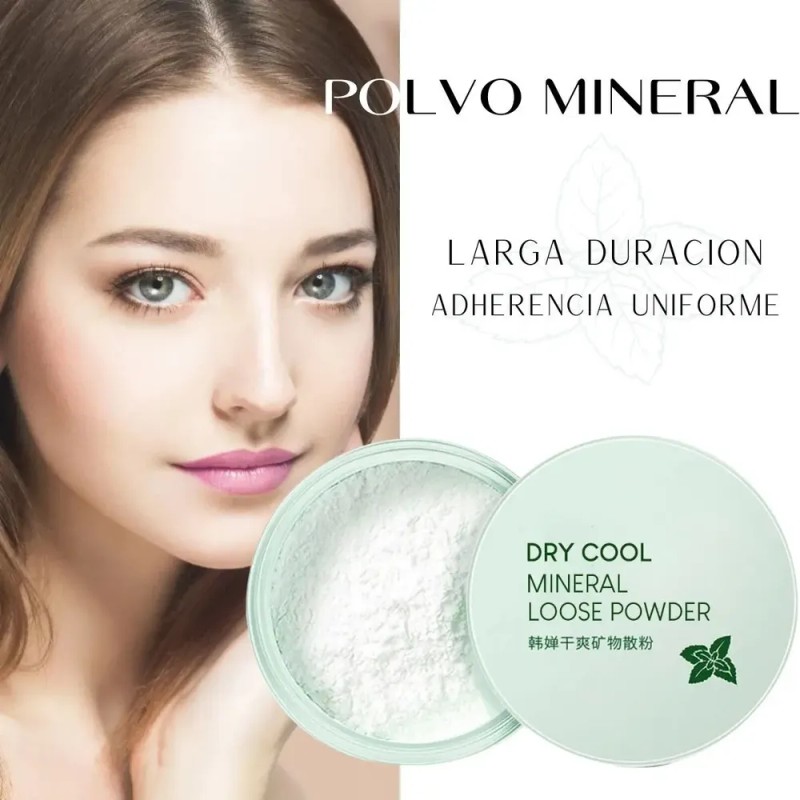 Polvo Mineral No Sebum Control Aceite Maquillaje Rorec Full