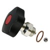 Valve slider hand valve for single-acting hand pump from tipper trailer