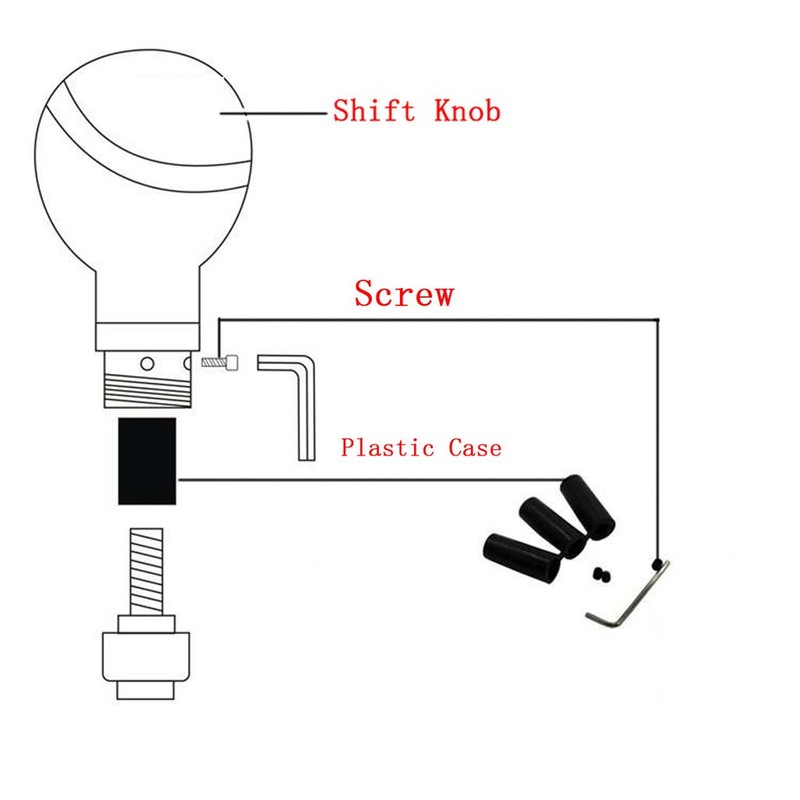 Mavota Skull Manual Automatic Gear Shift Knobs with Adapters Fit