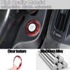 Moittellc Car Engine Start Stop Button Cover Compatible with Infiniti