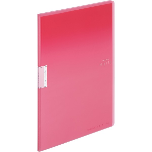 Kokuyo file clear. Book Motte A4 10 Sheets Pocket Pink Russet – lm10p