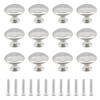 Ruidee Pack of 12 Cabinet Knobs, Round Pull Handles, Knob