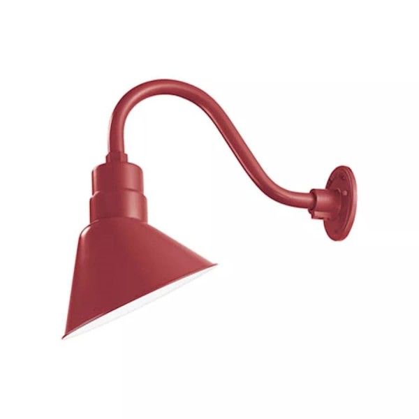 Millennium Lighting R Series 1 Light Angle Shade, Satin Red