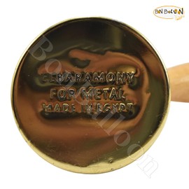 1 Brass Copper Pot Ibrik Briki Turkish Greek Coffee Maker Jazva Cezve Jezve Turka Ararat Arabic Arabian Arabic With Wooden Handle Hand Hammered Handmade Egypt Egyptian Decanter Size No2 (2.70oz/80ml)