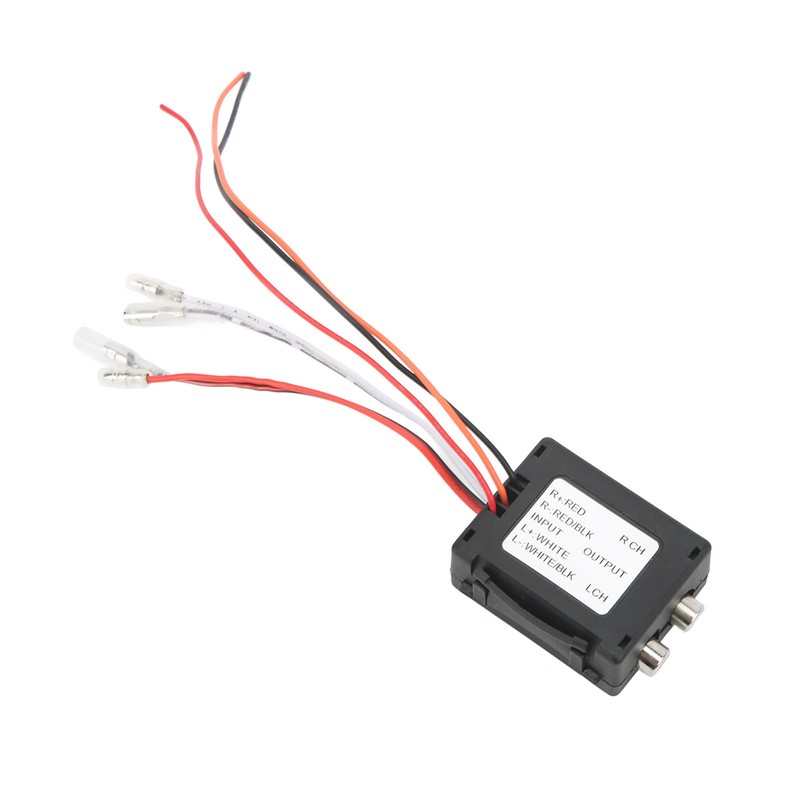 2 Channel Car Speaker to RCA Line Output Converter High