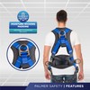Palmer Safety Fall Protection Full Body 5 point Harness, Padded