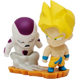 Bandai Frieza & Goku [Final Battle]: 5cm Petit Imagination Capsule Micro Figure (53872 / 06)