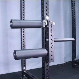 Gym Leg Curl and Extension Rack Attachment - Versatile Gym Equipment for Targeted Lower Body WorkoutsColor: Black, Size: For 1 inch/25mm hole diameter