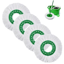 4PSC Spin Mop Head Replacement for Libman Tornado Spin Mops System