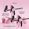 WORKPRO Bar Clamps for Woodworking, 6-Pack One-Handed Clamp/Spreader, 4PC 6"