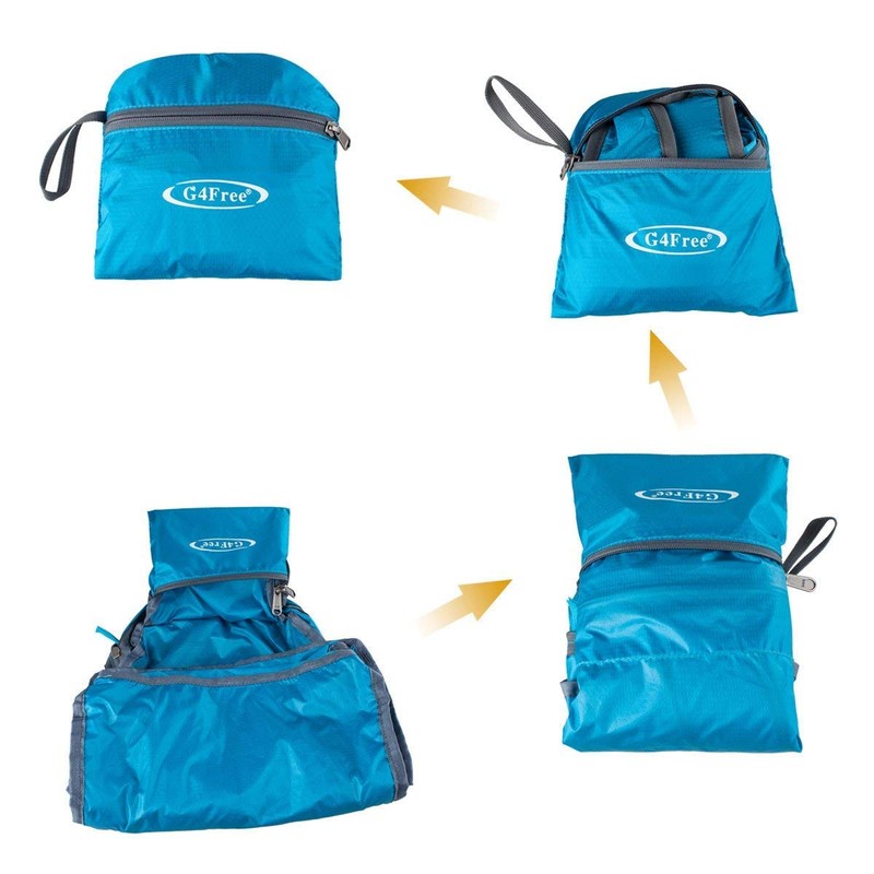 G4Free 20L Small Foldable Ultralight Waterproof Backpack for Camping Hiking