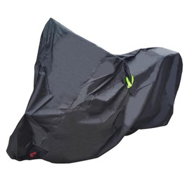 Generic Ritafc Motorcycle Cover Black 300D Oxford Waterproof Outdoor Protects Fits up 118 INCH for Honda Harley Davidson Suzuki Yamaha Kawasaki(XXXL)