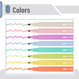 Mr. Pen- Aesthetic Highlighters, 8 Pack, Chisel Tip, Retro Colors, Cute Highlighters Assorted Colors, Cute Highlighters for School Highlighters, Highlighter Set, Pastel Highlighters