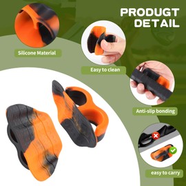 JBFadzmat 2pcs Golf Grip Trainer (Right and Left Handed), Golf Grip Training Tools, Golf Club Grip Trainer for Outdoor/Indoor Swing Practice